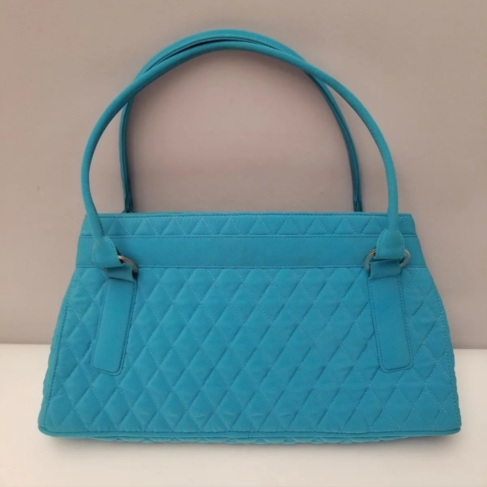 Vera Bradley Turquoise Shoulder Handbag Tote Bag
